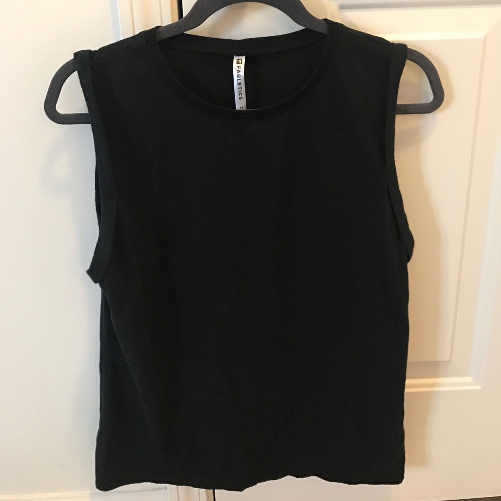 Fabletics Black Tank Top, size Medium
