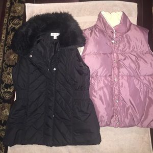 Bundle of Two Vests, Dress Barn and Dicks