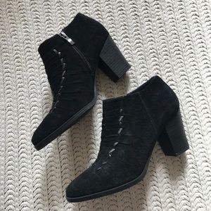 Brand new Franco Sarto suede booties