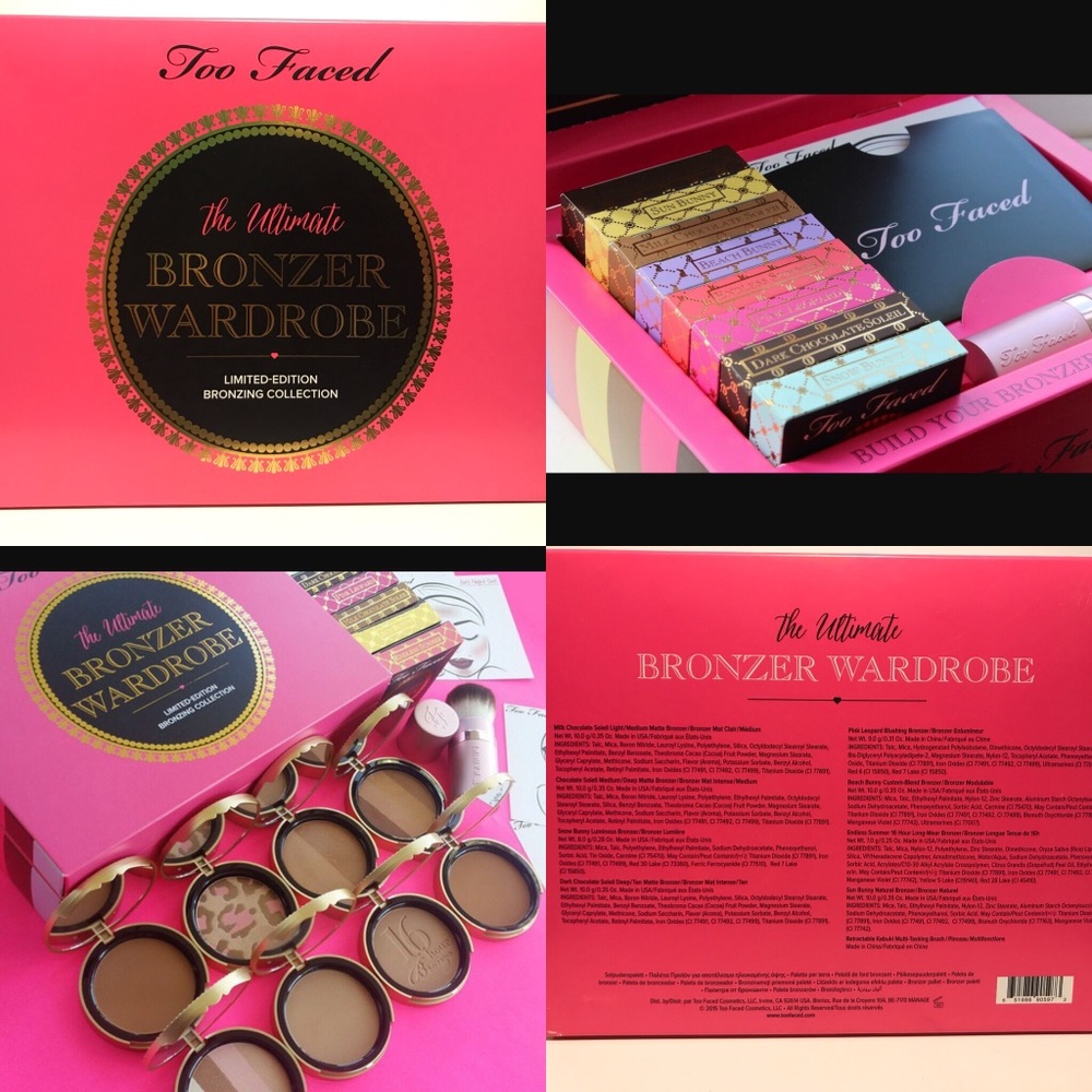 Too Faced The Ultimate Bronzer Wardrobe PR Box Set
