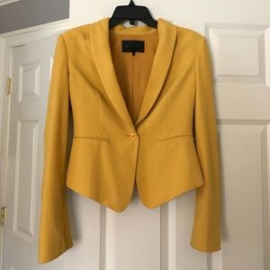 BCBG Max Azria Mustard Yellow Blazer XS