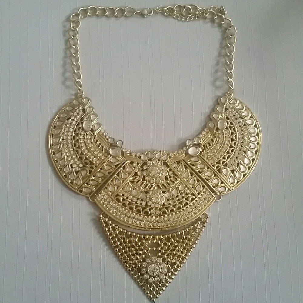 Huge Crystal Statement Necklace