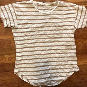 Madewell whisper cotton crewneck in Andy stripe