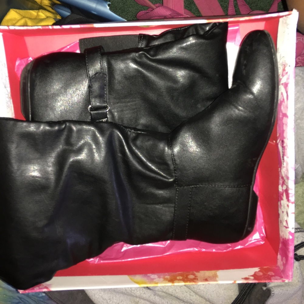 Tall Leather Boots