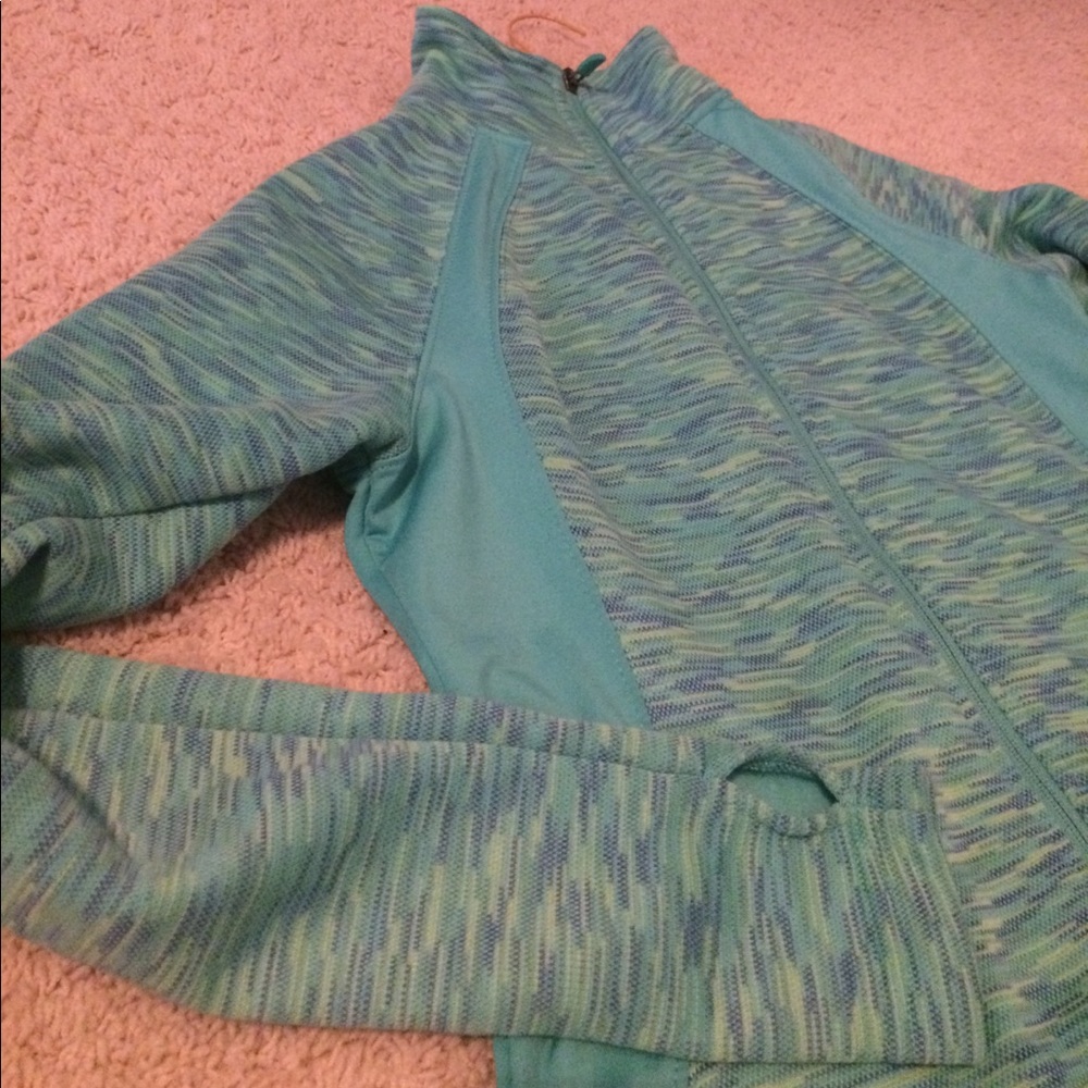 Teal Zip Up Jacket