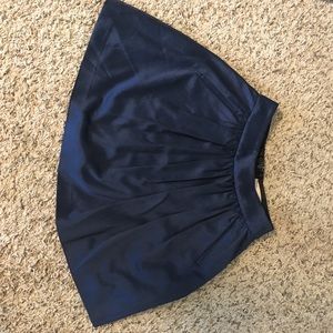 Navy blue banana republic skirt