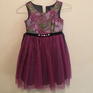 Floral print dress for girls