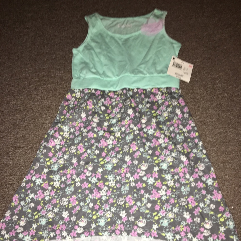 Junior Green flower top