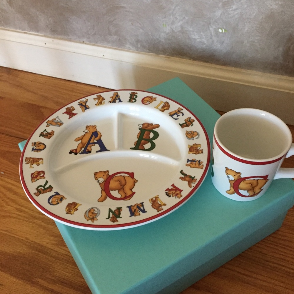 TIFFANY & Co. children’s Plate & cup set