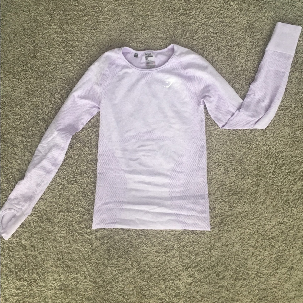 GYMSHARK seamless long sleeve shirt