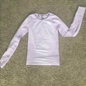 GYMSHARK seamless long sleeve shirt