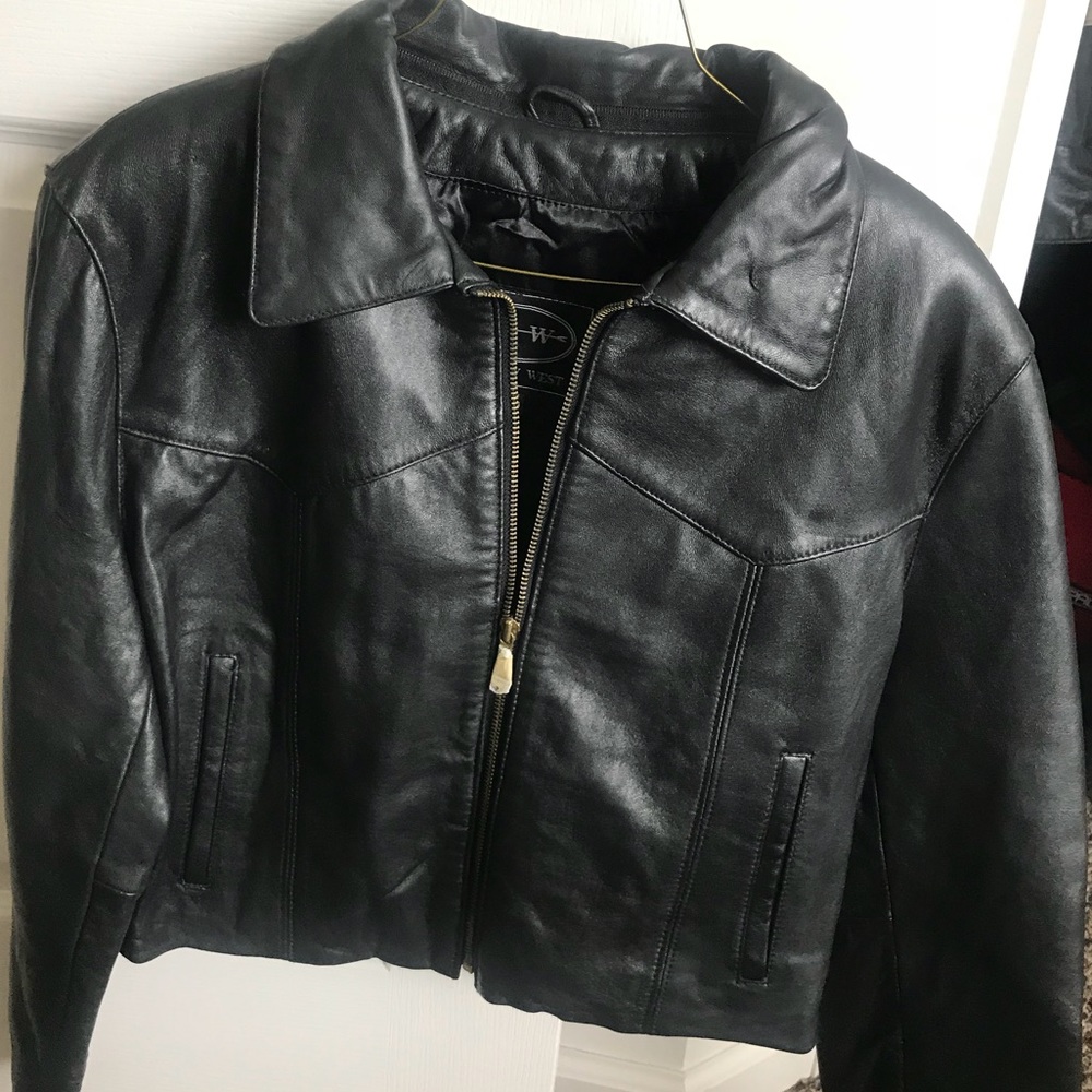 Tannery West Leather Crop Jacket