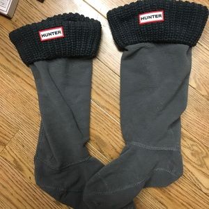 NEW Hunter Slate boot socks size M