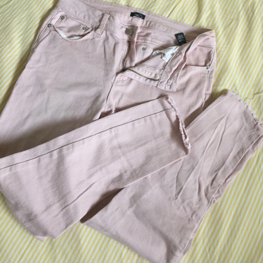 Peach Rue21 pants