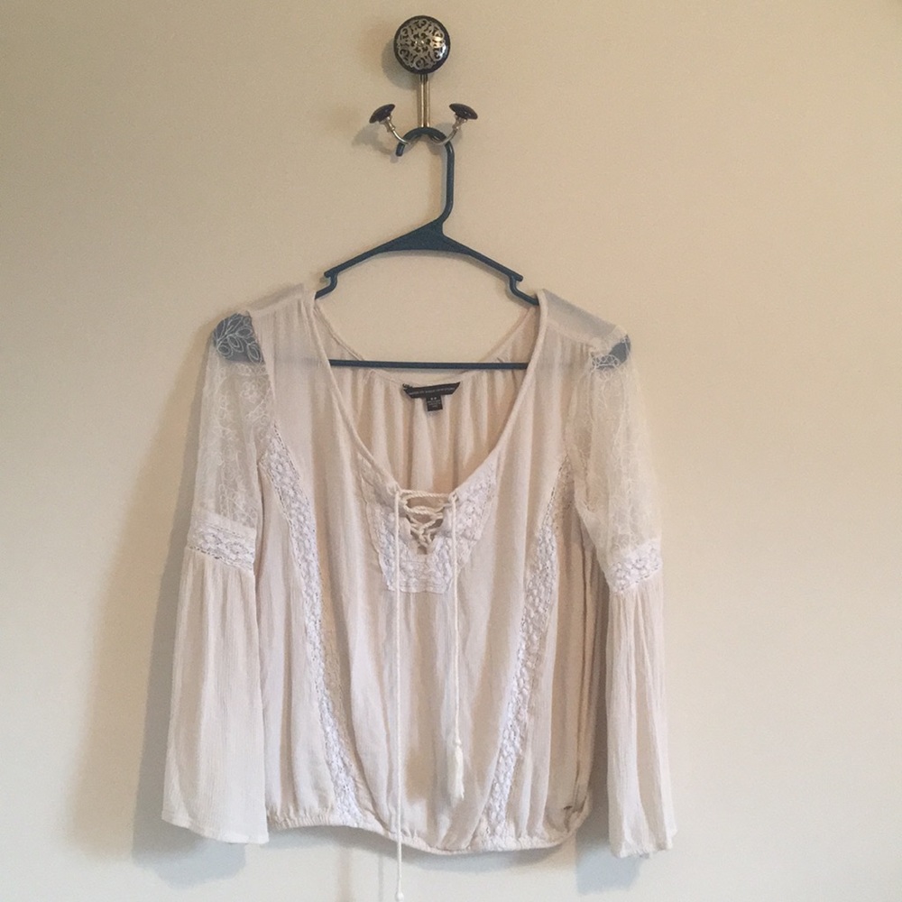 Cream Flow Top