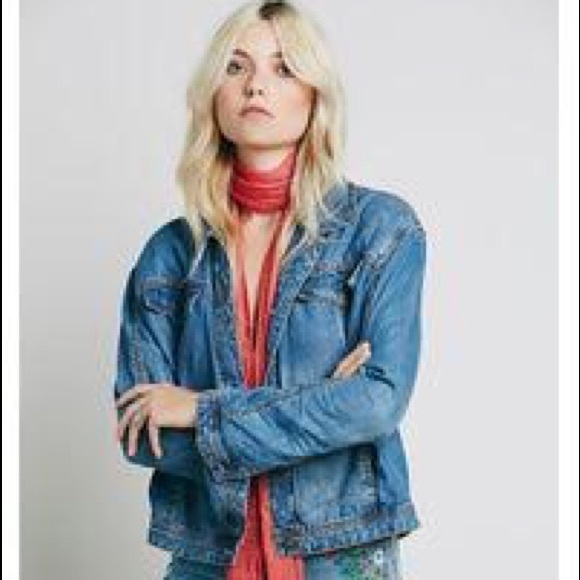 oversized denim shirt jacket