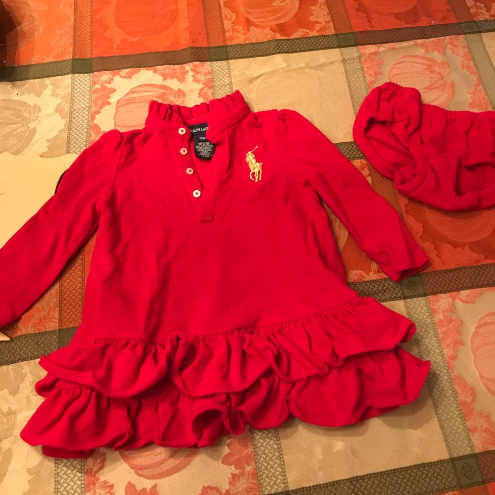 Ralph Lauren dress with diaper cover