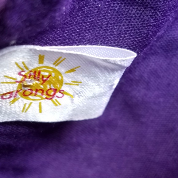 Purple bag with iridescent sequins - Picture 7 of 8