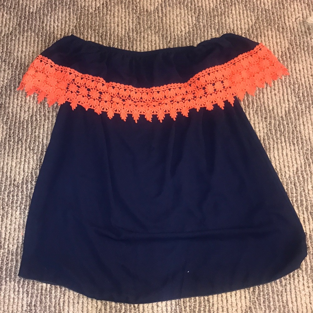 Navy blue dress