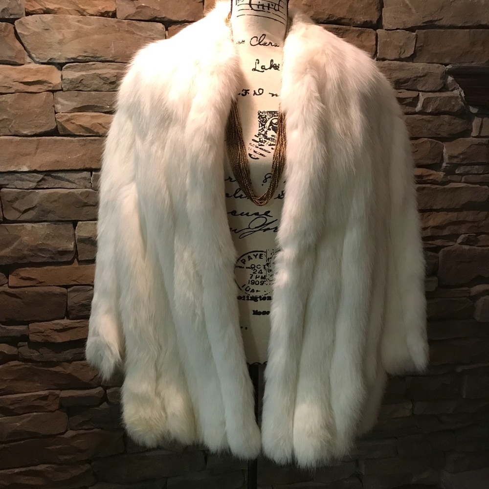 Beautiful White Fox Fur