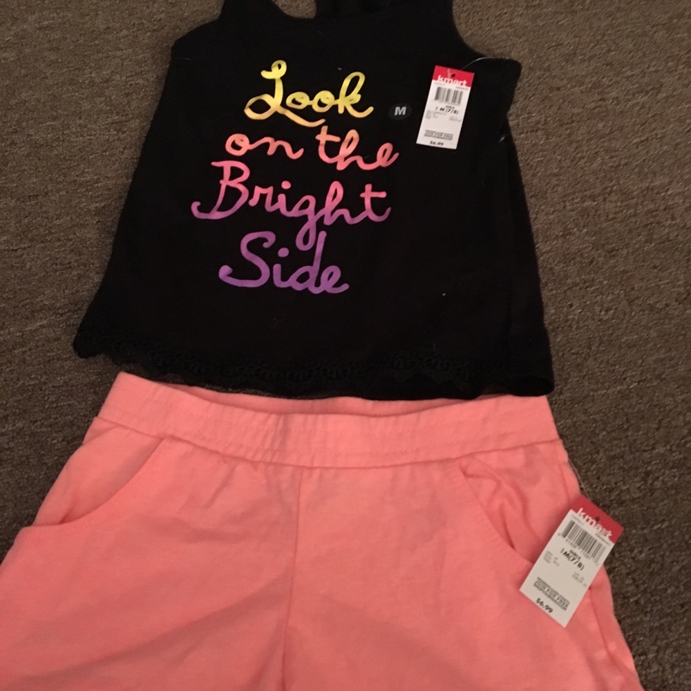 Junior tank and shorts