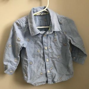 Baby Gap Disney Dumbo Oxford shirt