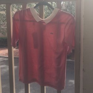 Lacoste Live NWT collared elbow sleeve top