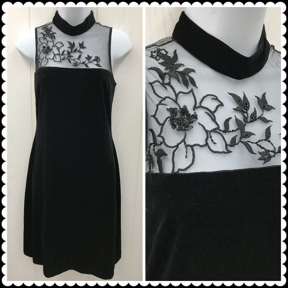 EVAN PICONE Velvet Party Dress 6 Petite