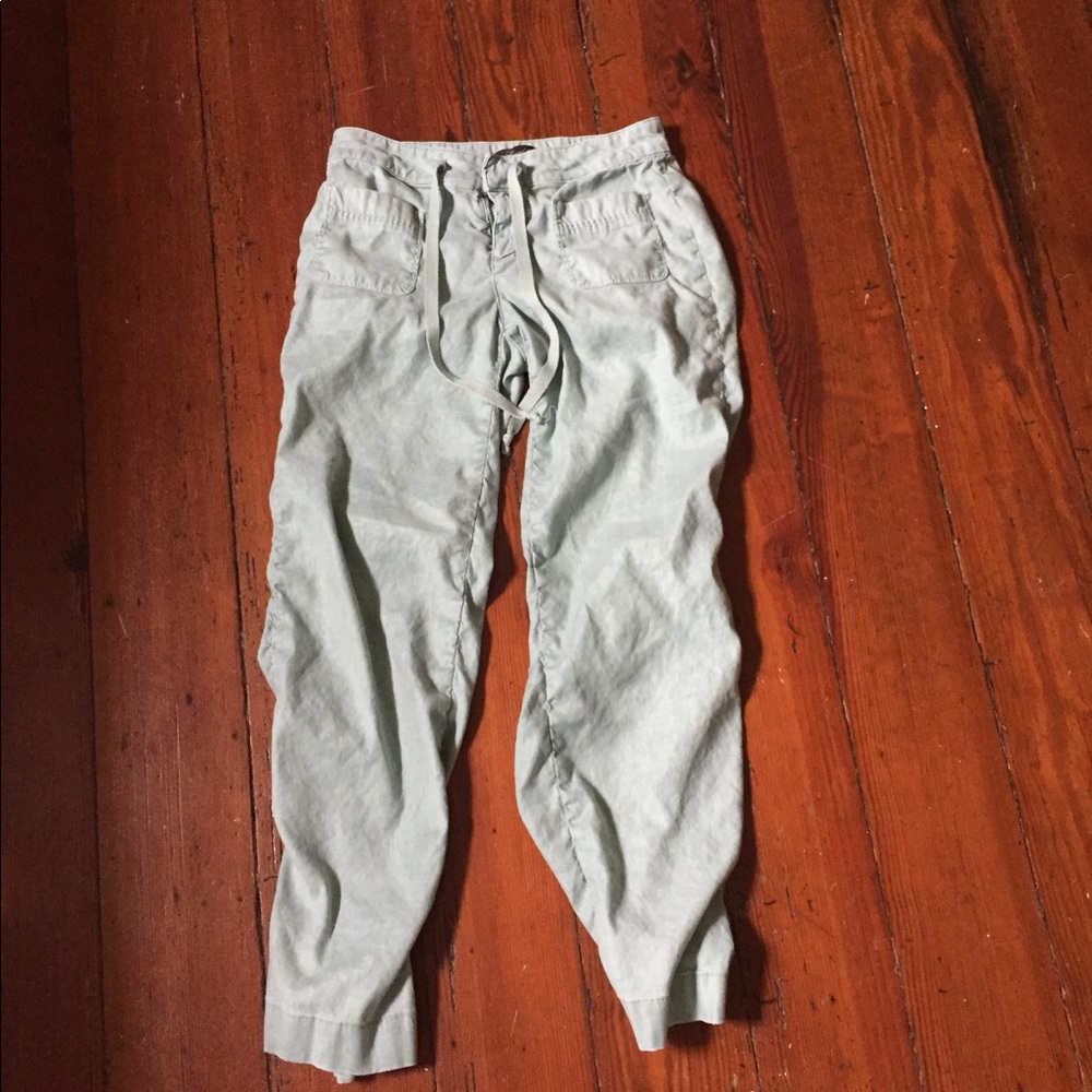 Mint green Anthropologie pants