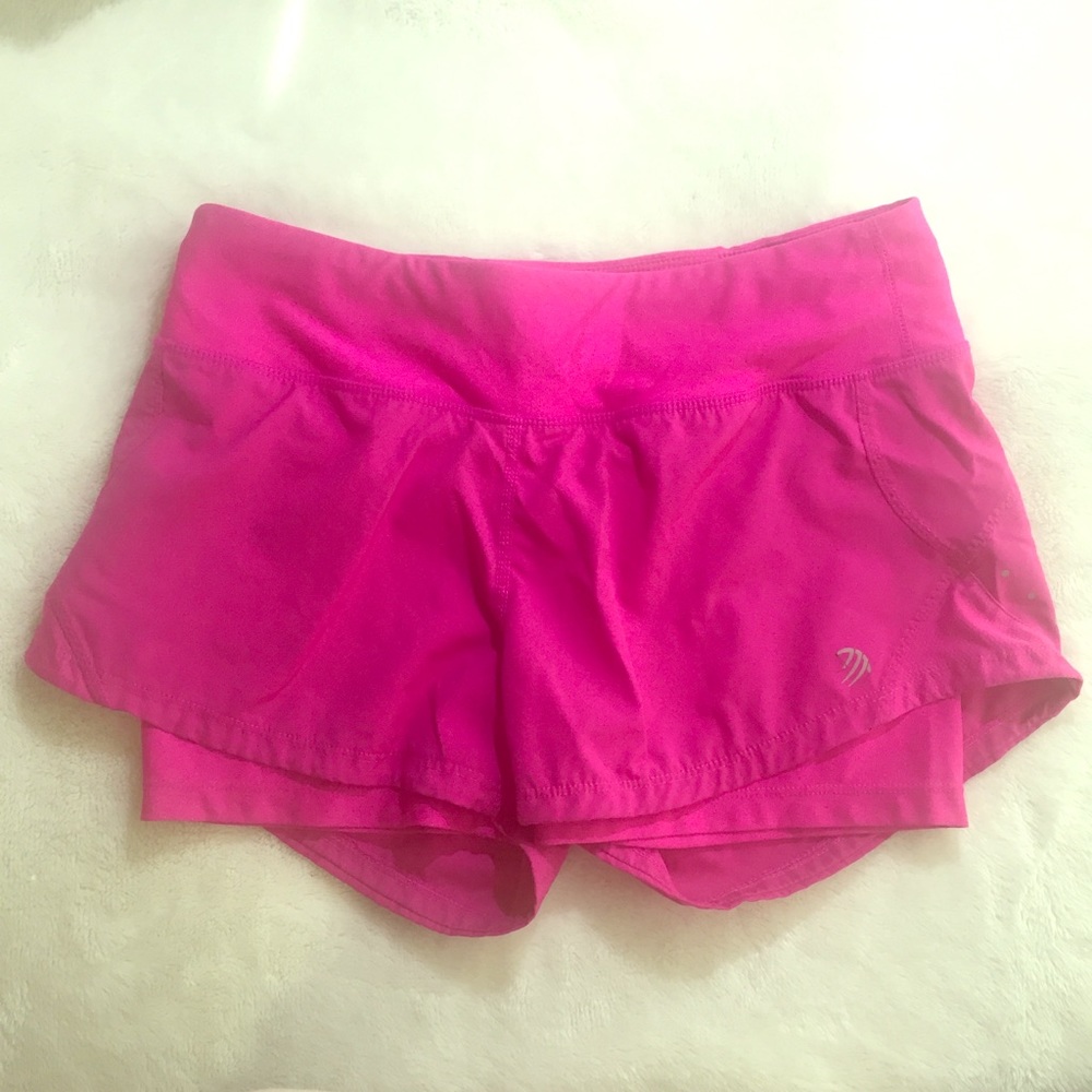 pink athletic shorts