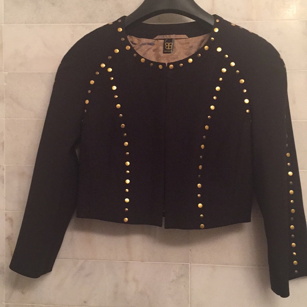 Black crop jacket