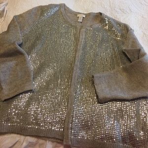 Sequined cardigan