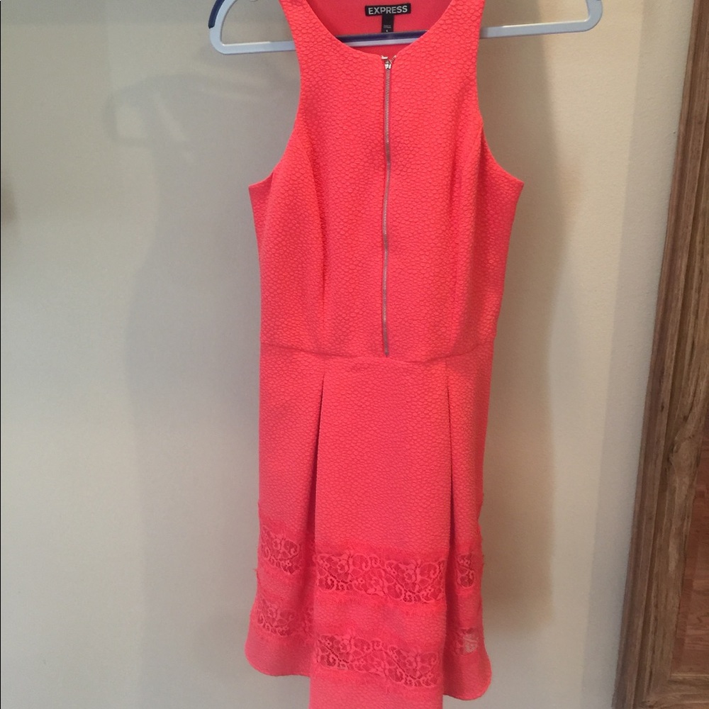 Express Coral Dress