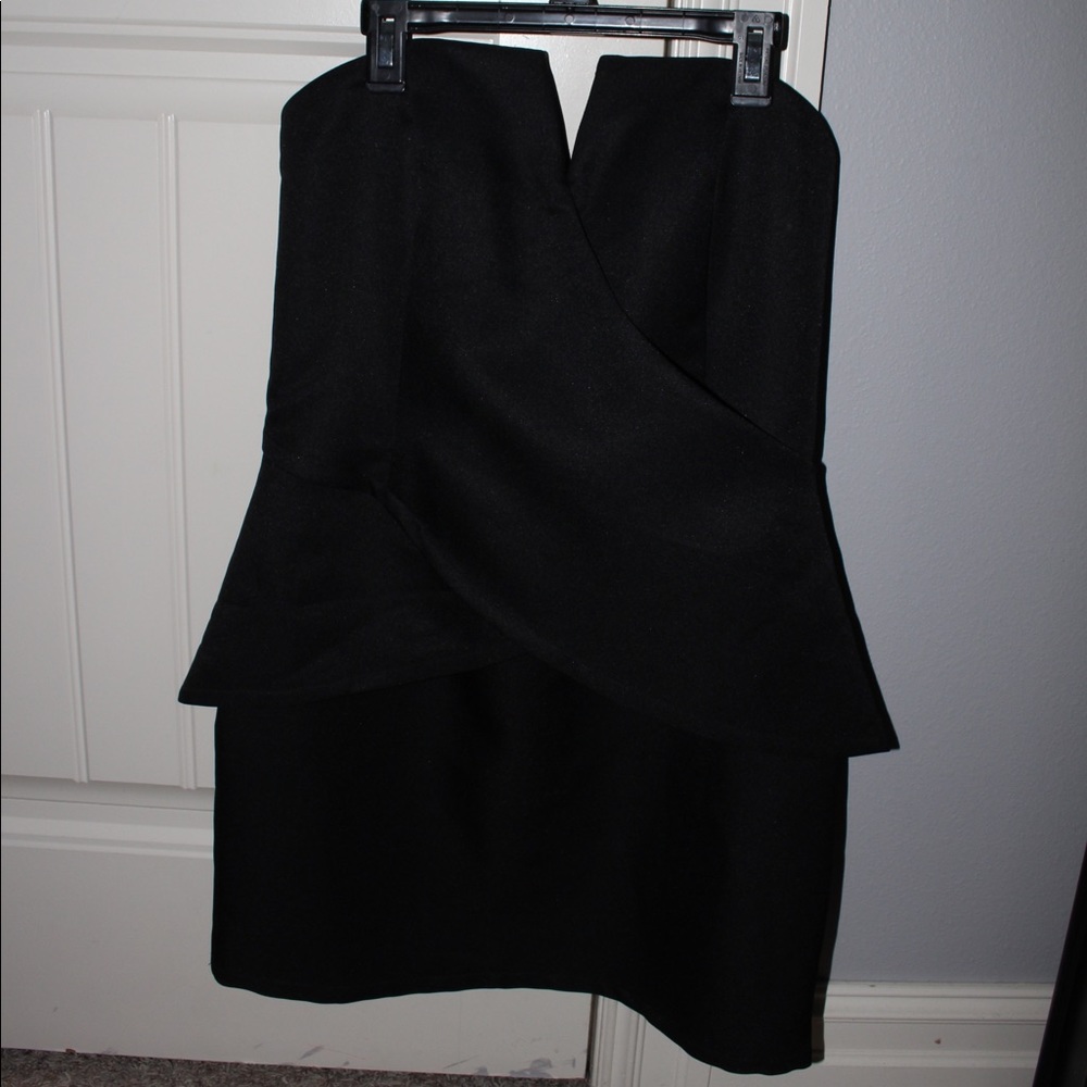Strapless tube dress