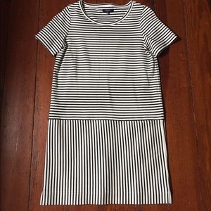 Nautical striped classic Madewell dress