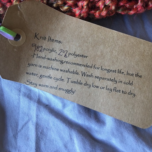 Big M, Little Garden infinity scarf - Picture 4 of 4