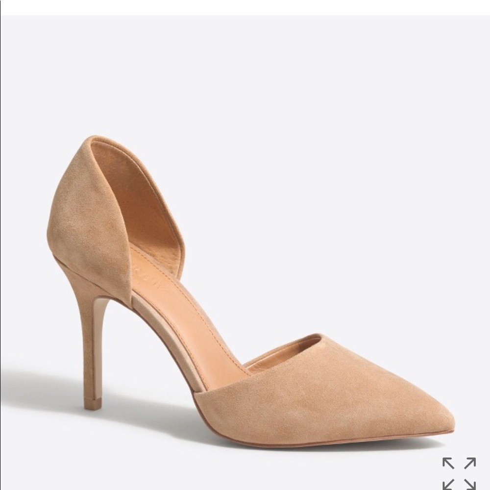 Lana Suede D’Orsay Pumps
