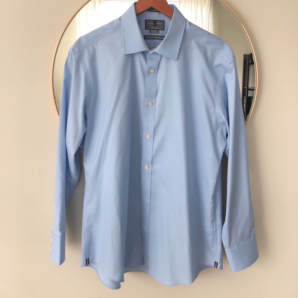Black  Brown Slim Fit Button down