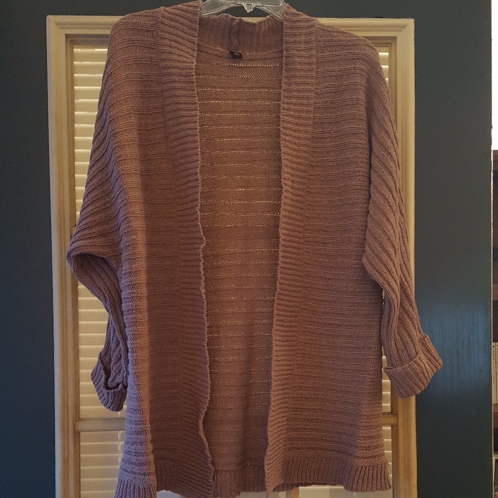 Tan Open Front Knit Cardigan - Bundle and SAVE!!