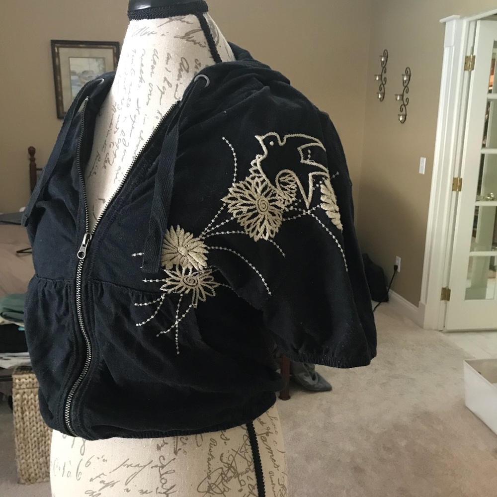 Lucky Brand Short Sleeve Hoodie