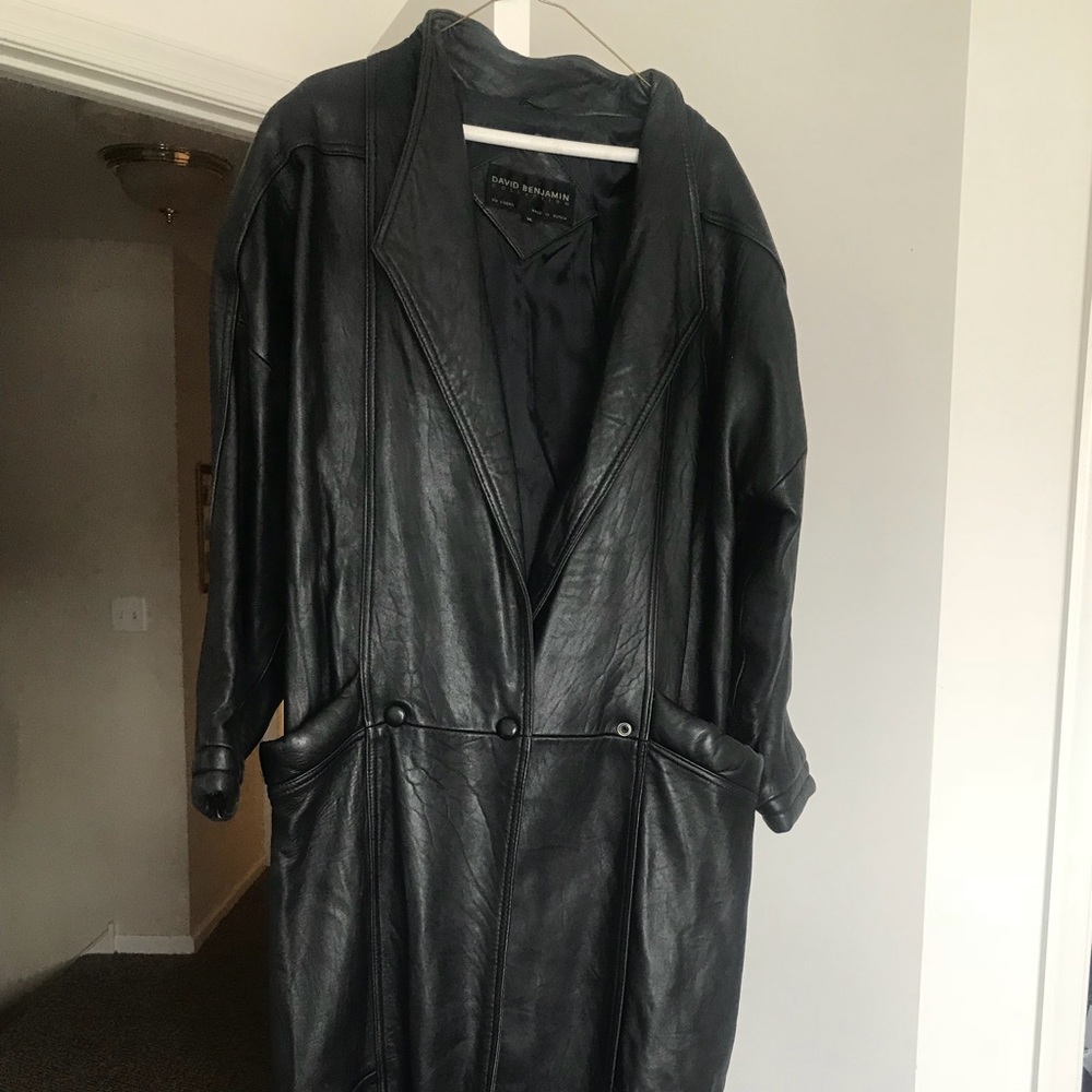 Long Leather Coat