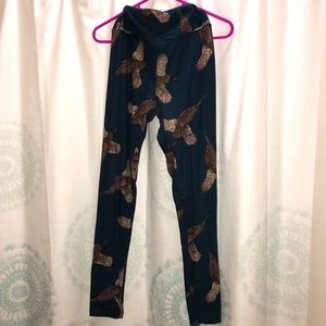 Lularoe OS pheasant leggings