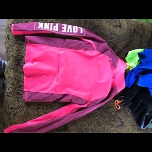 Ultimate pink 1/2 zip jacket