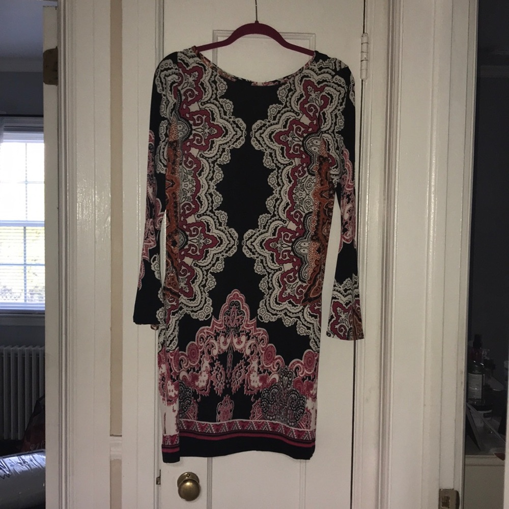 paisley print dress