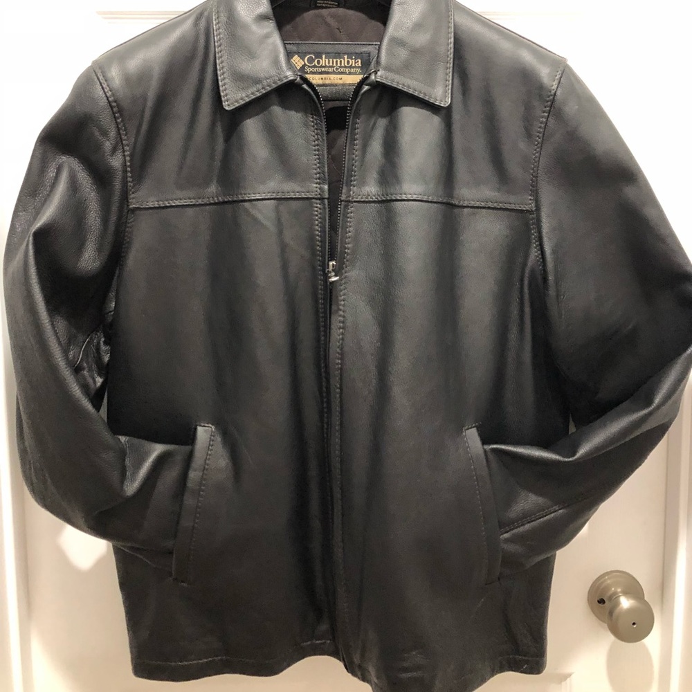 Men’s Columbia LARGE leather jacket