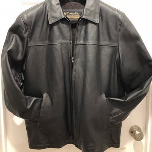Men’s Columbia LARGE leather jacket