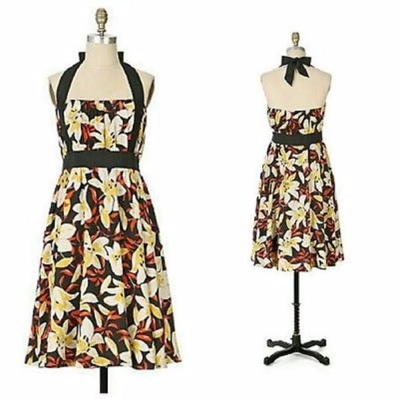 ANTHROPOLOGIE MOULINETTE SEOURS MAYFLOWER DRESS - Picture 5 of 8