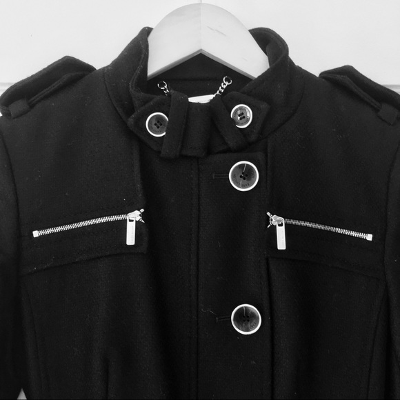 Karen Millen Wool Trench Coat - Picture 3 of 7