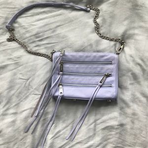 Rebecca Minkoff Lavender zip crossbody Bag