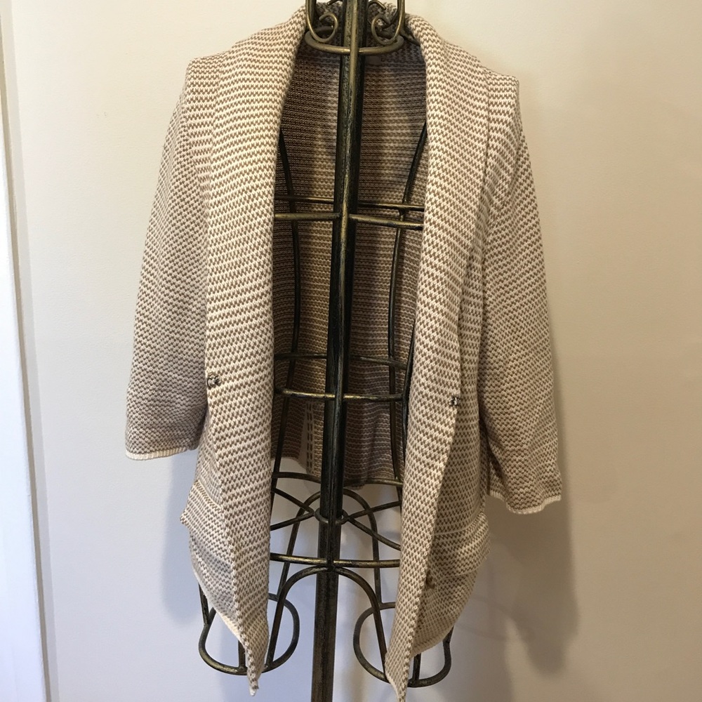Knit blazer